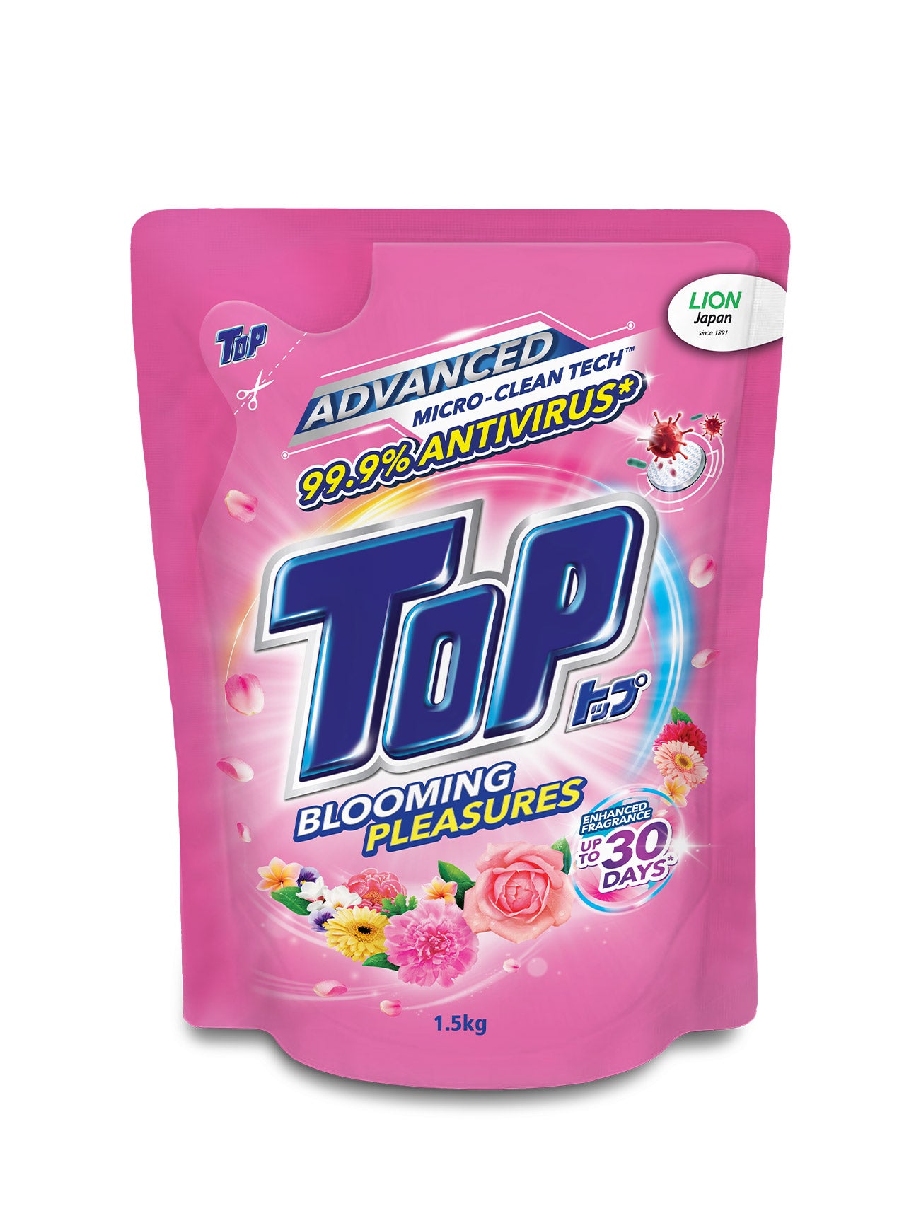1646796334559_7325 TOP LIQ DETERGENT BLOOMING PLEASURES RF 1.5KG - Image 1
